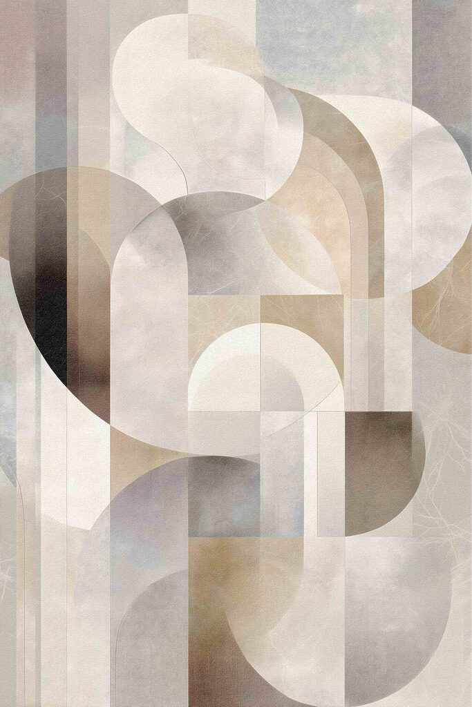 Abstract shapes in soft colors Abstract shapes in soft colors