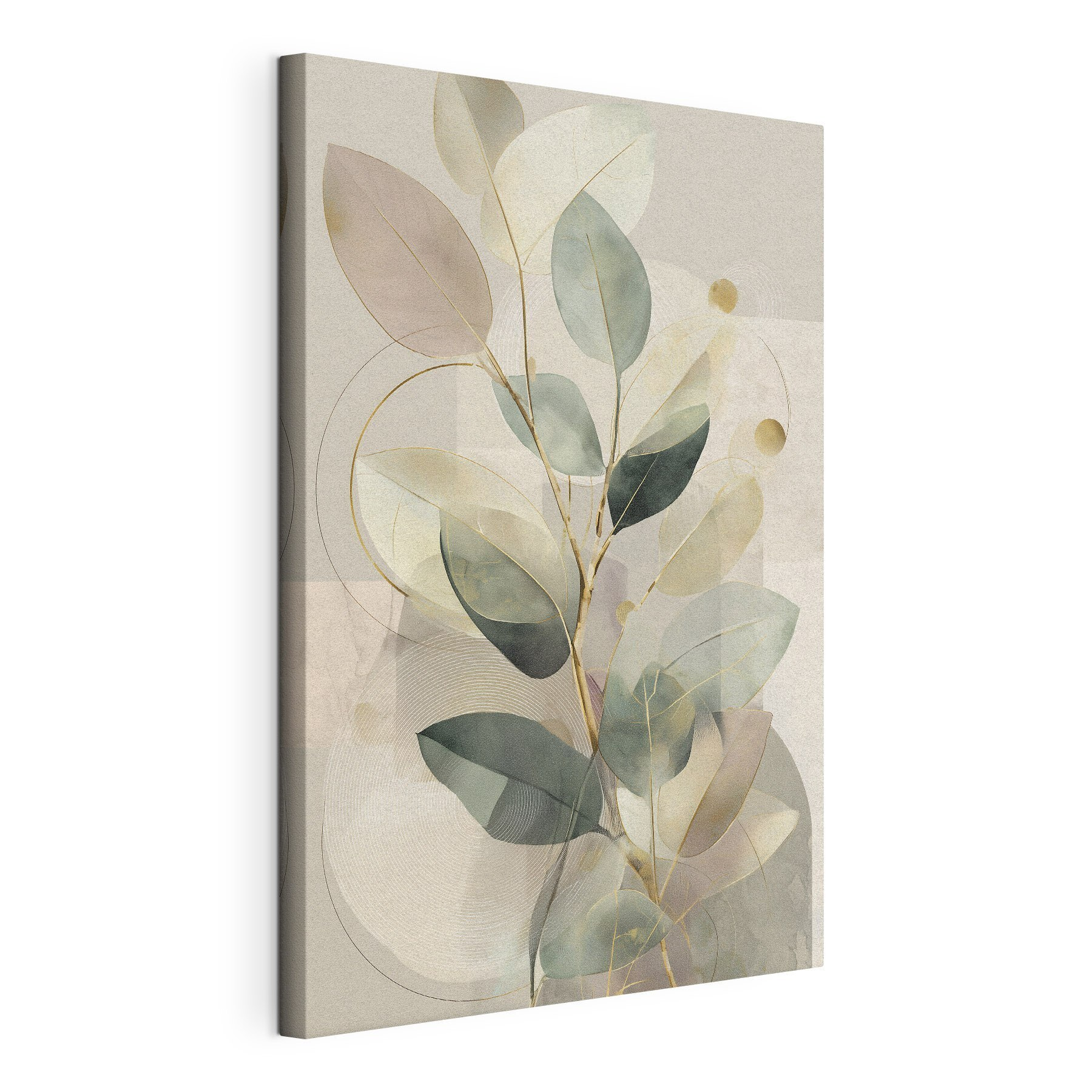Soft tones and gentle leaf patterns Soft tones and gentle leaf patterns