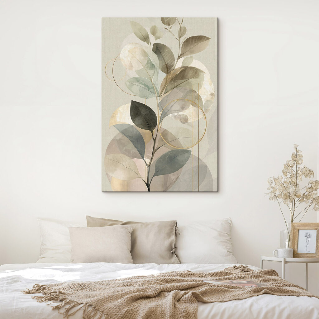 Gentle botanical composition with soft tones Gentle botanical composition with soft tones