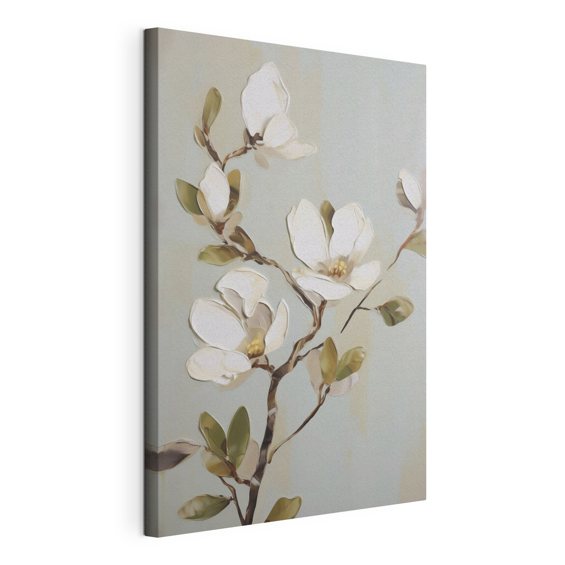Painting of a white flower Painting of a white flower