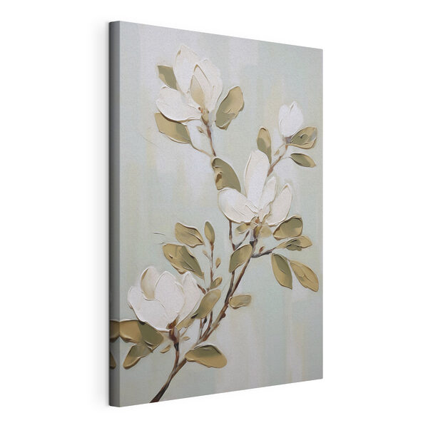 Tableaux Tableaux Peinture représentant une fleur blanche (UGS : s49902)