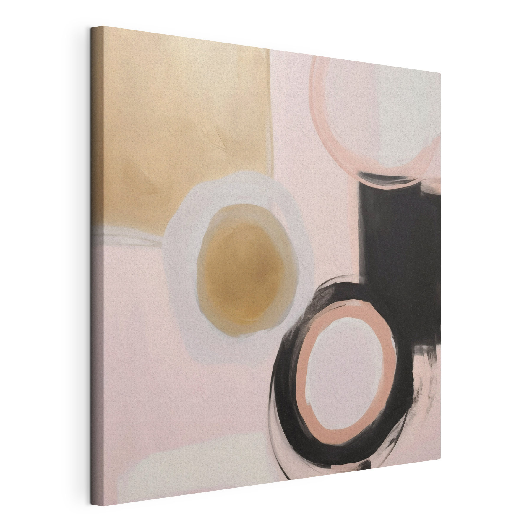 Painting of circles and squares Painting of circles and squares