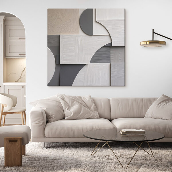 Wall with different shapes and colors Wall with different shapes and colors