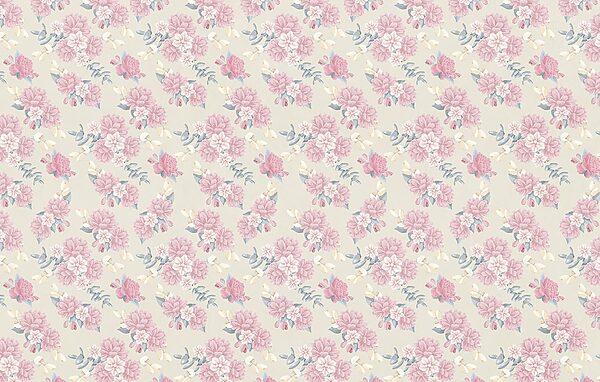Pattern of pink flowers