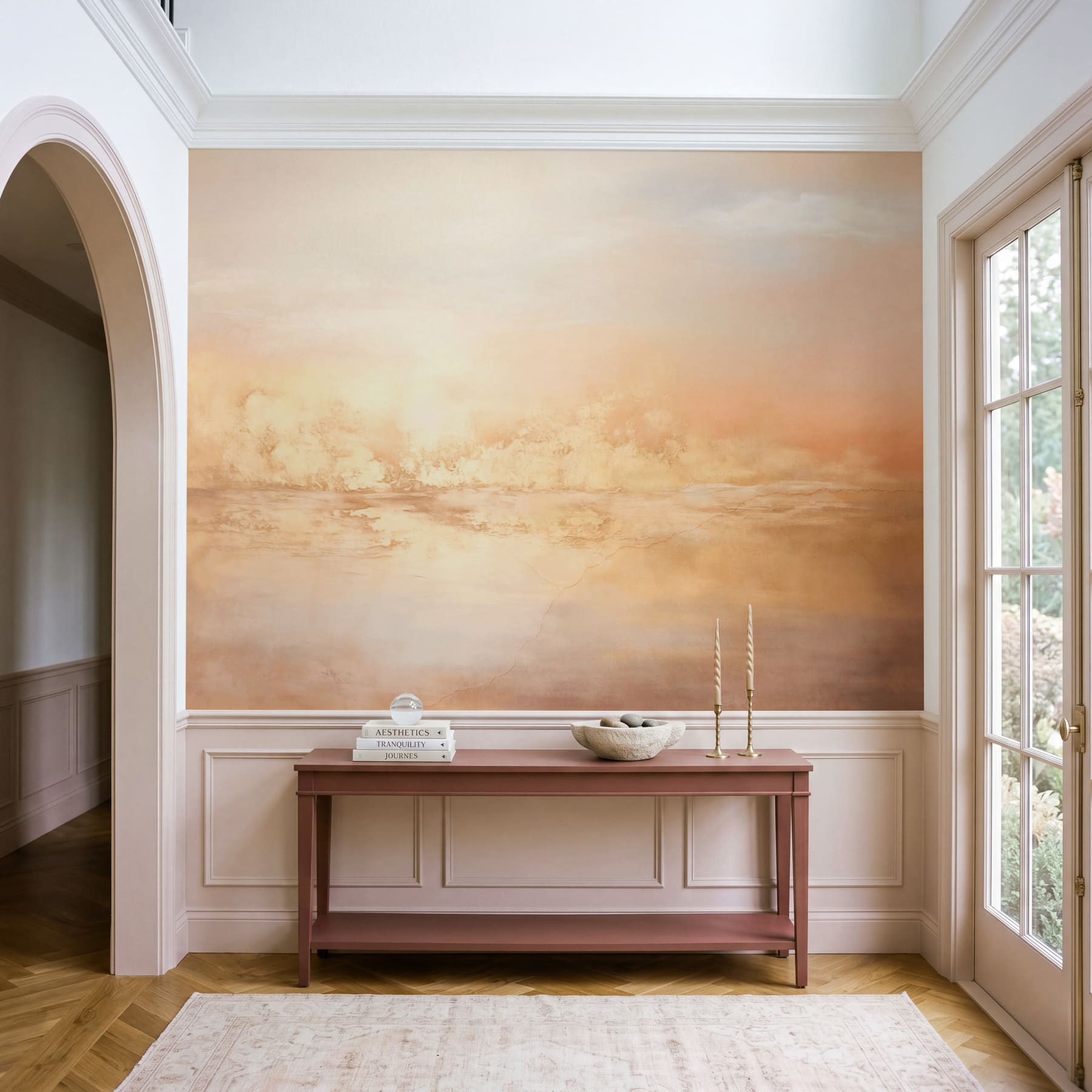 Peinture représentant un paysage désertique Peinture représentant un paysage désertique