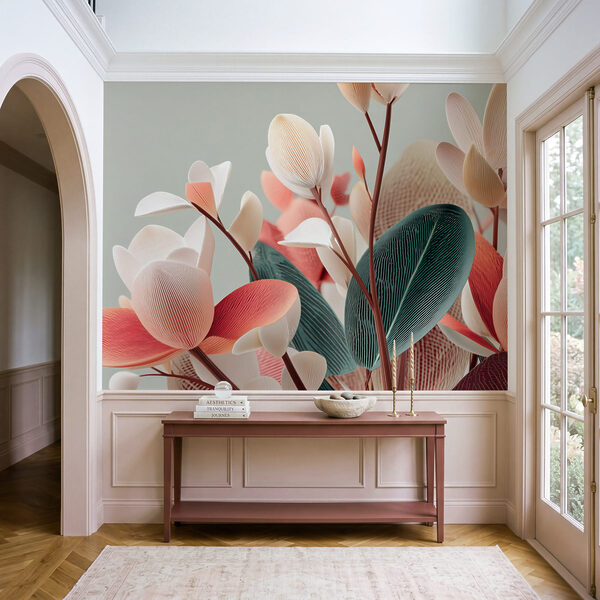 Des fleurs délicates aux couleurs douces