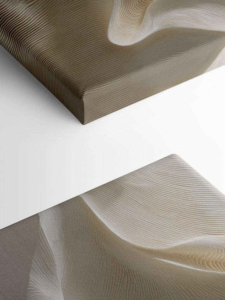 Flowing forms create soft elegance Flowing forms create soft elegance