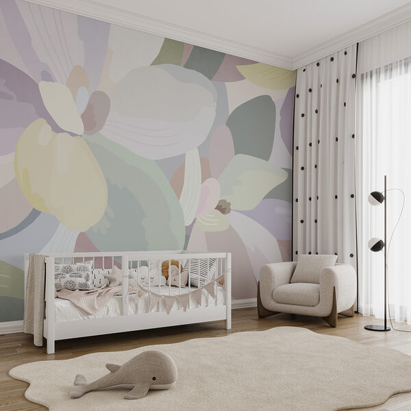 Peinture représentant des fleurs aux couleurs vives Peinture représentant des fleurs aux couleurs vives