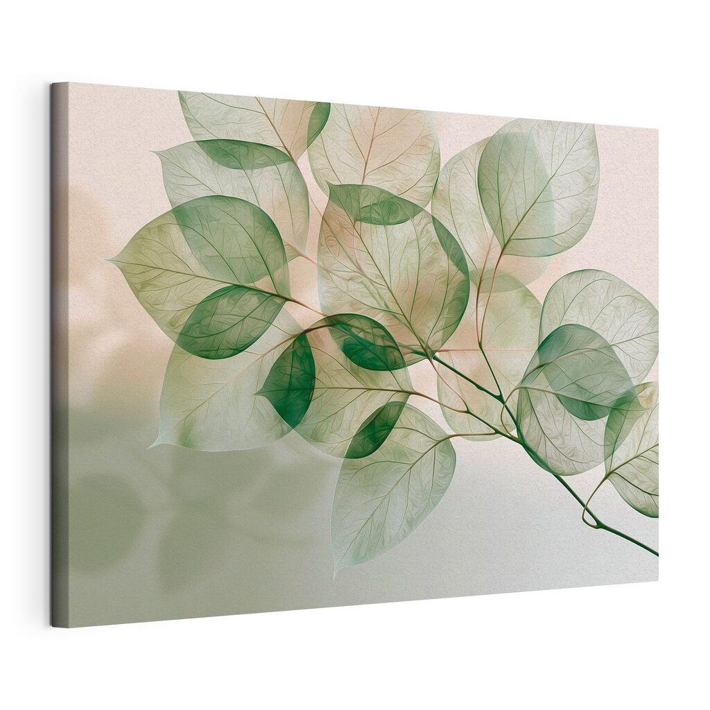 Translucent leaves in soft light