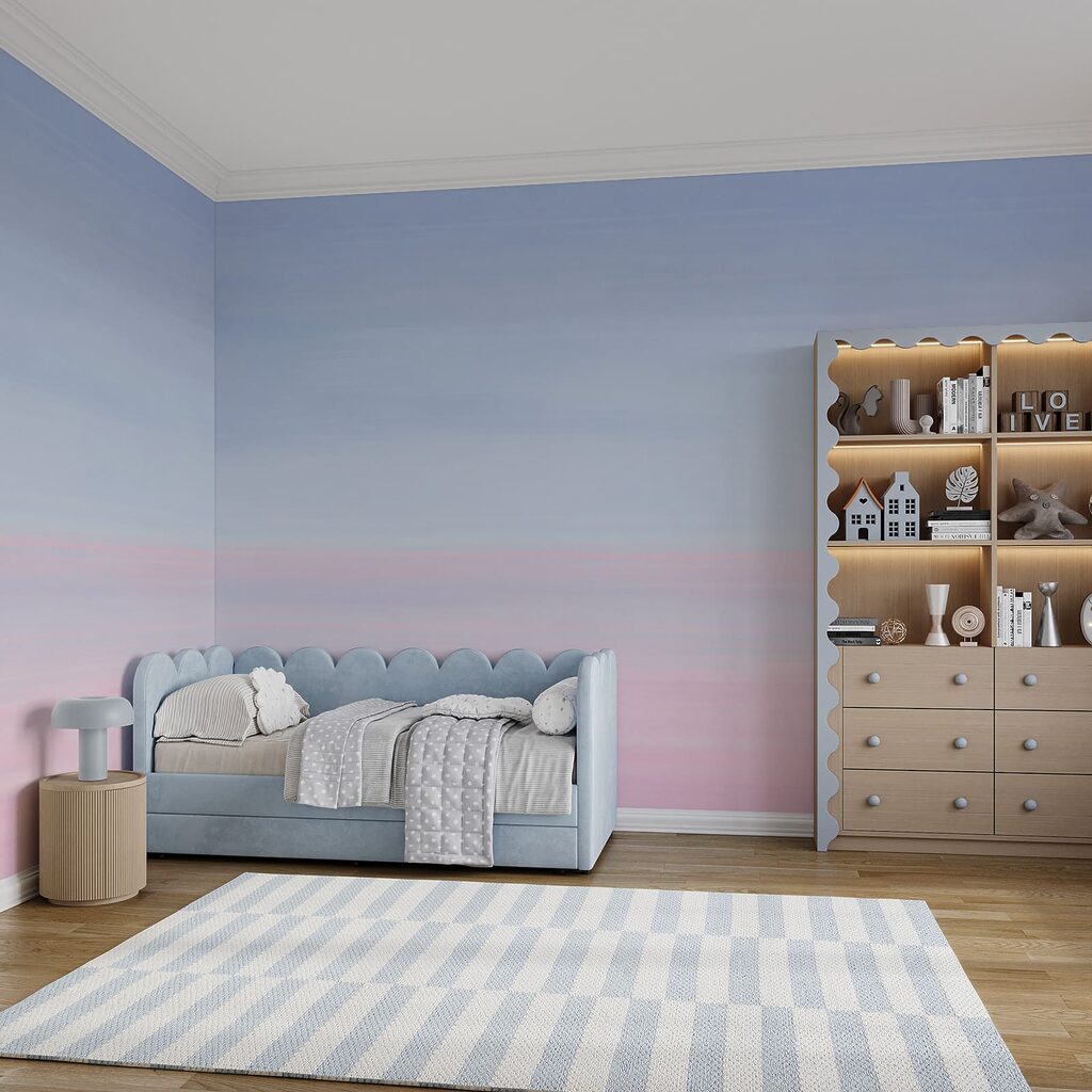 Un ciel bleu et rose Un ciel bleu et rose