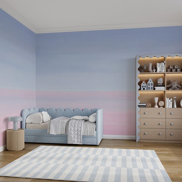 Un ciel bleu et rose Un ciel bleu et rose