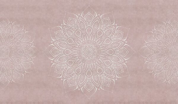 White and pink mandala White and pink mandala