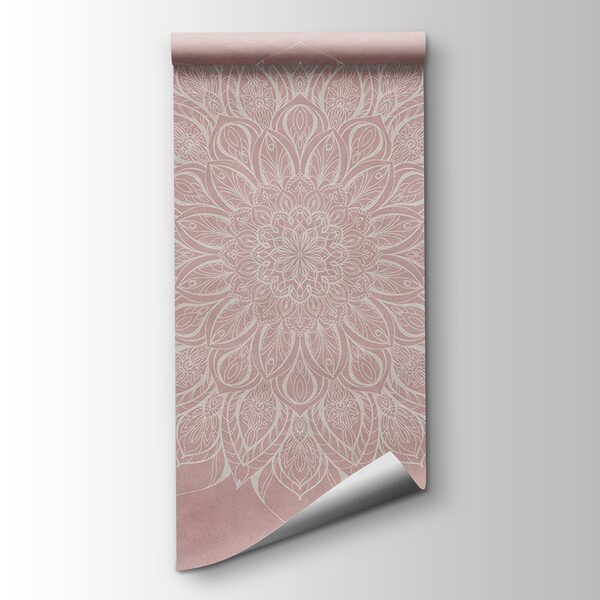 White and pink mandala White and pink mandala