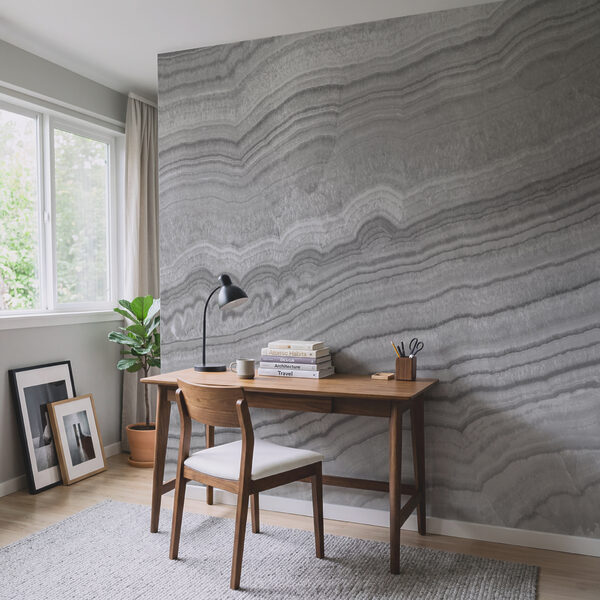 Des ondulations naturelles dans un design monochrome