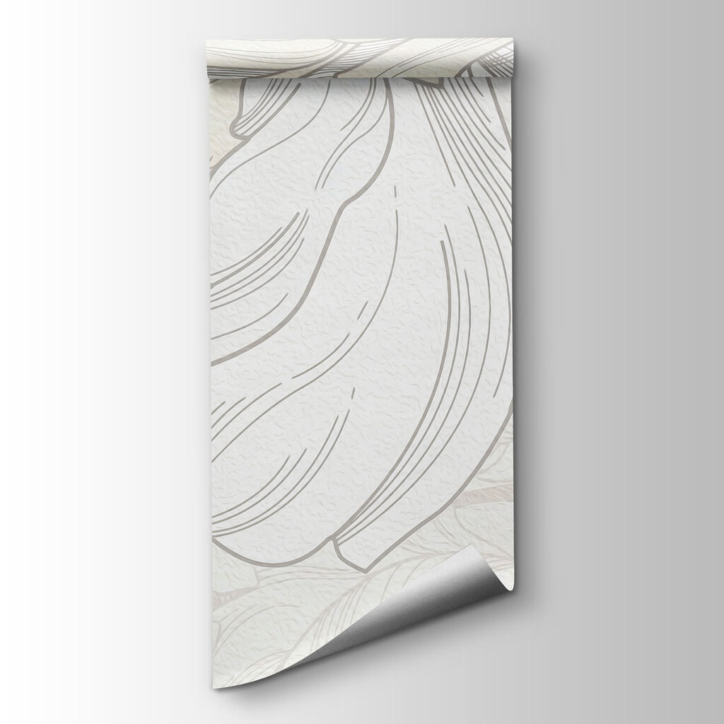 White and gray floral pattern White and gray floral pattern