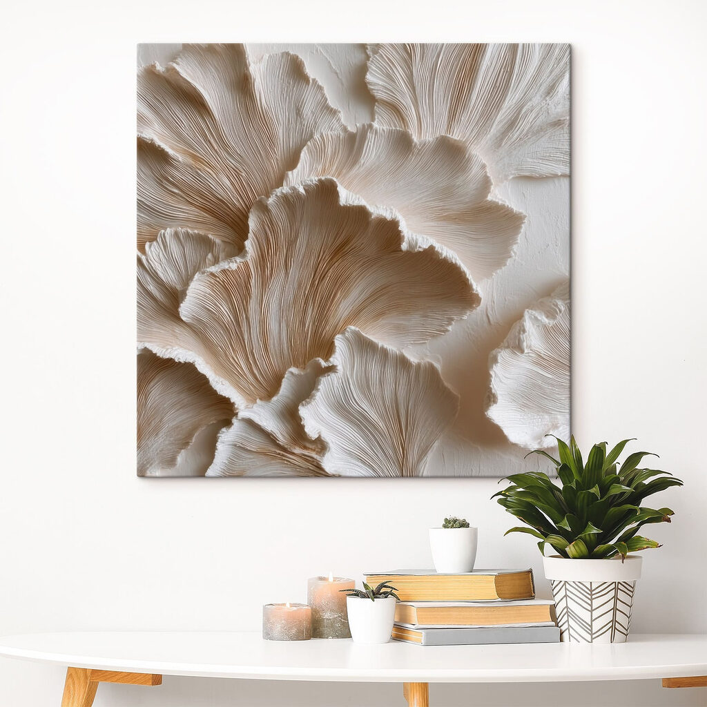 Elegant textured floral design elements