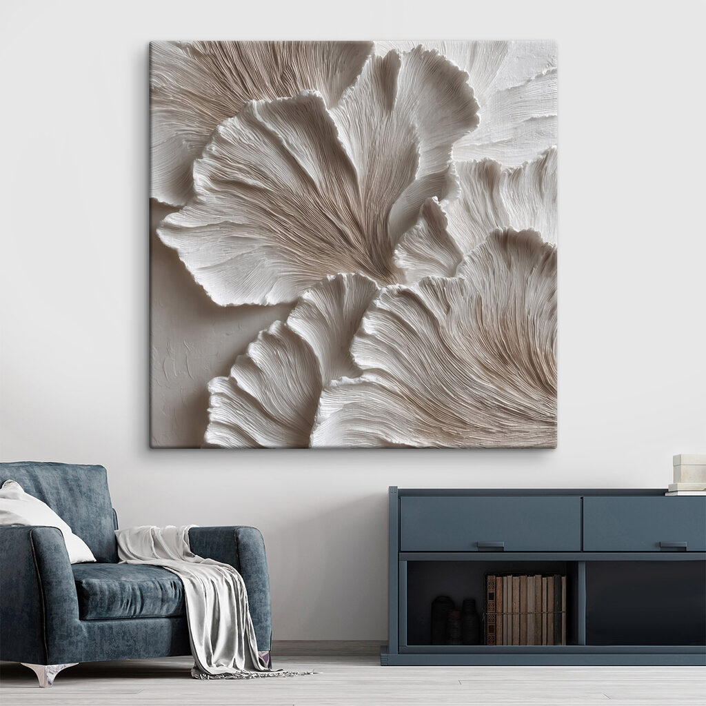 Elegant leaves in soft hues