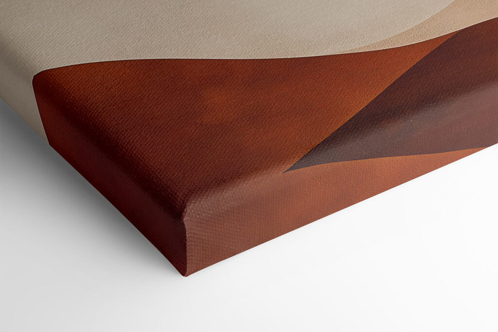 Flowing lines in warm tones