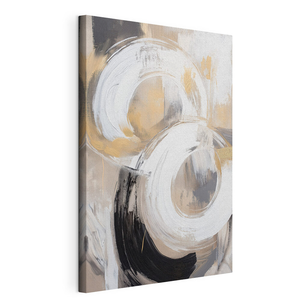 Painting of circles and dots