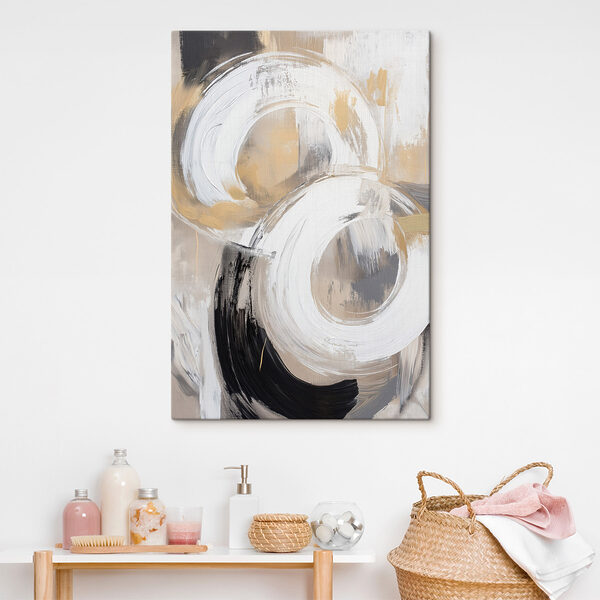 Painting of circles and dots