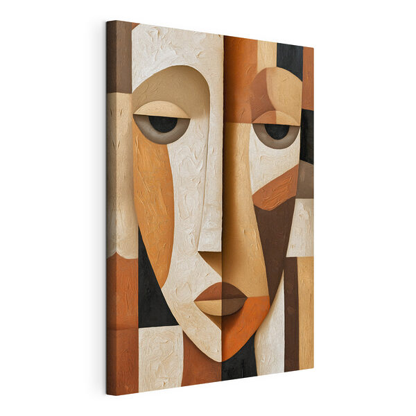 Tableaux Tableaux Canvas print Abstract portrayal of serene expressions (UGS : s50053)