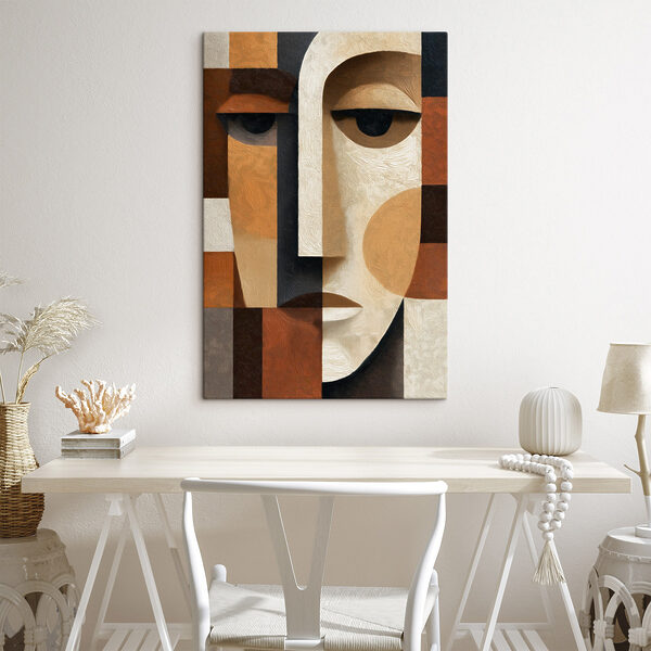 Face made out of a piece of fabric Face made out of a piece of fabric