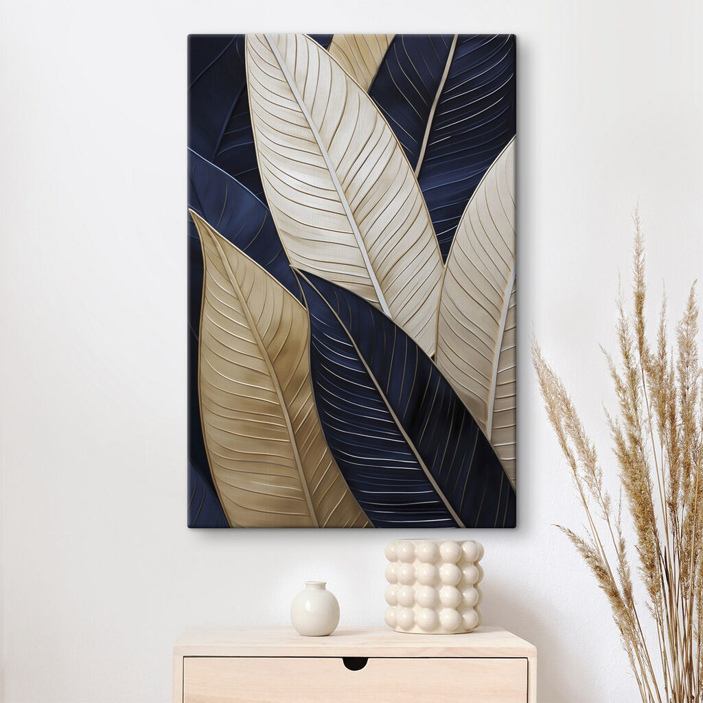 Lush leaves in elegant arrangement