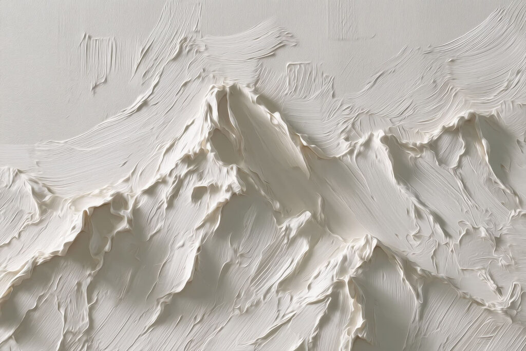 Gentle peaks in soft, flowing texture