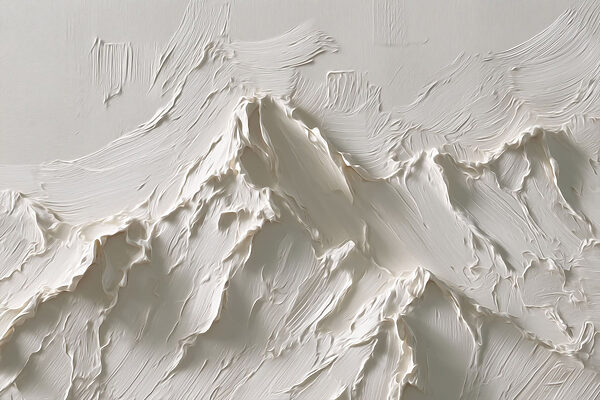Gentle peaks in soft, flowing texture