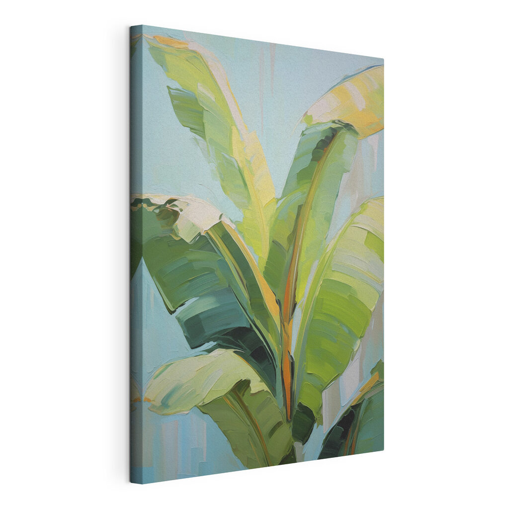 Painting of a banana tree