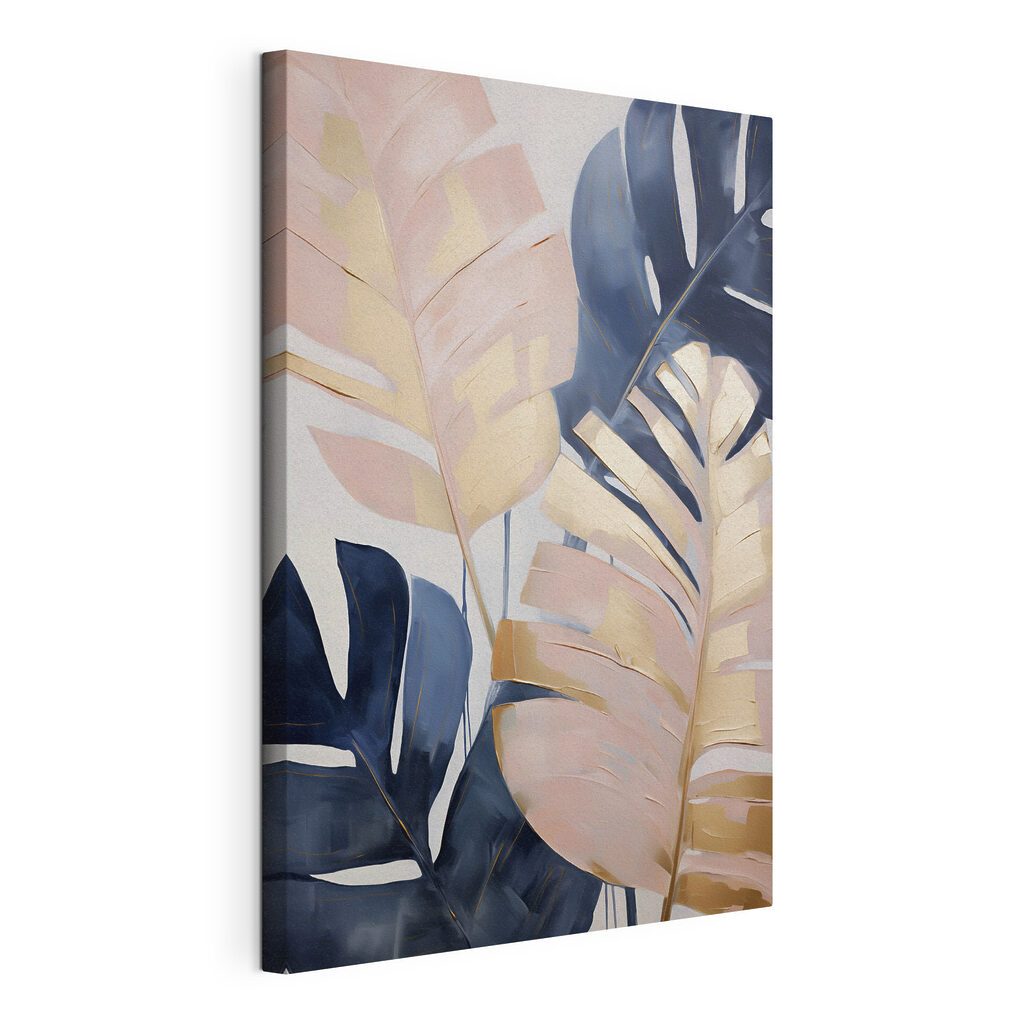 Soft leaves in calming hues