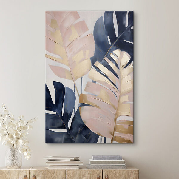 Soft leaves in calming hues