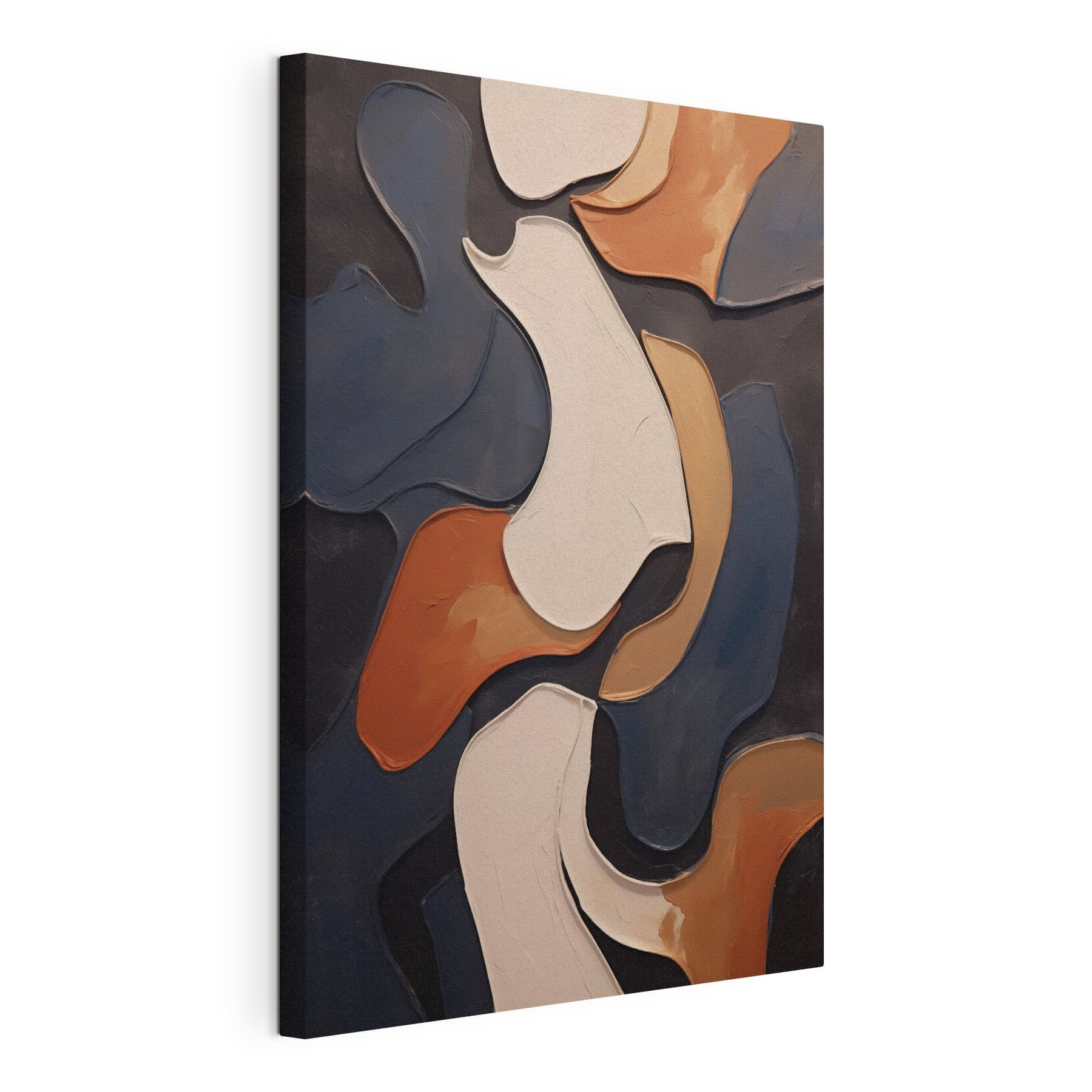 Abstract forms in harmonious colors
