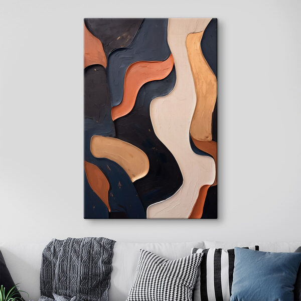 Flowing Colors in Abstract Design
