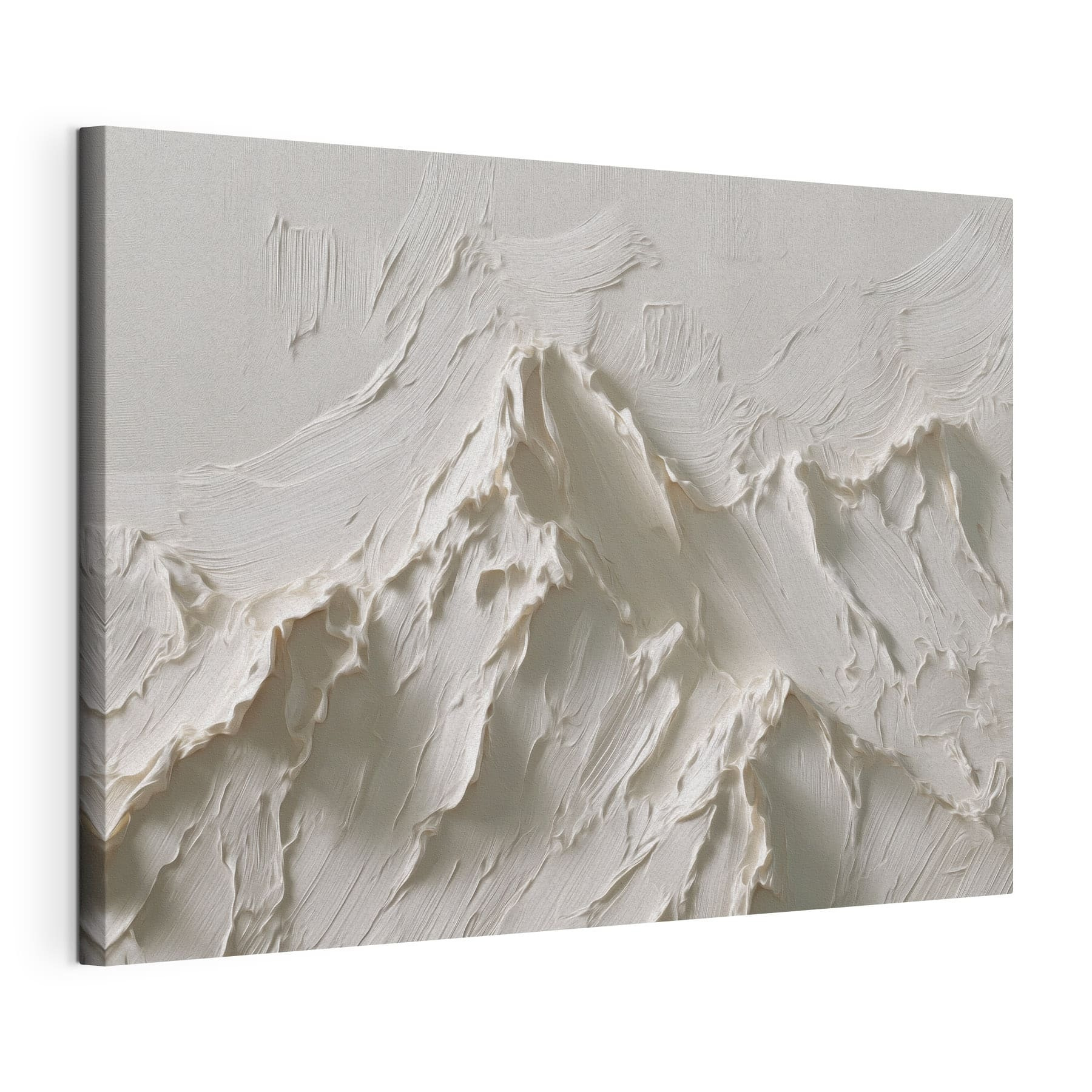 Gentle peaks in soft, flowing texture