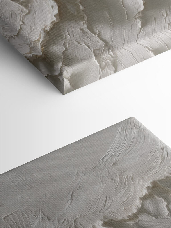 Gentle peaks in soft, flowing texture