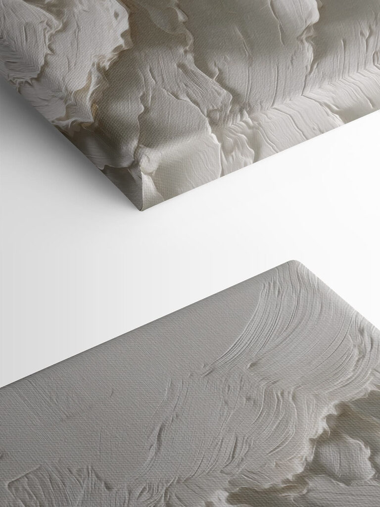 Gentle peaks in soft, flowing texture