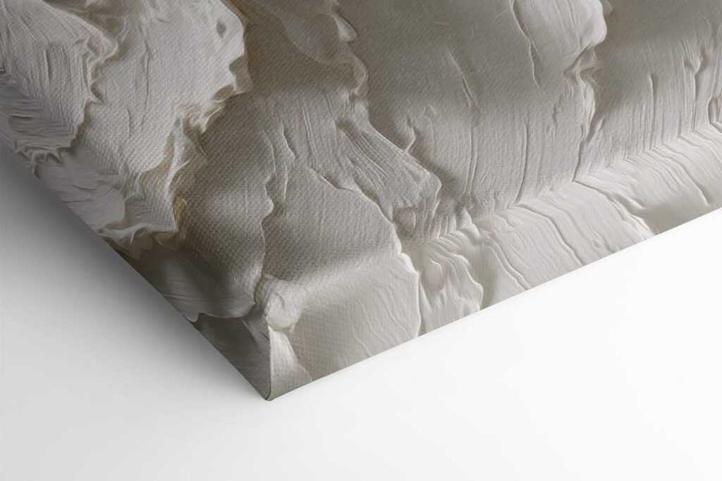 Gentle peaks in soft, flowing texture