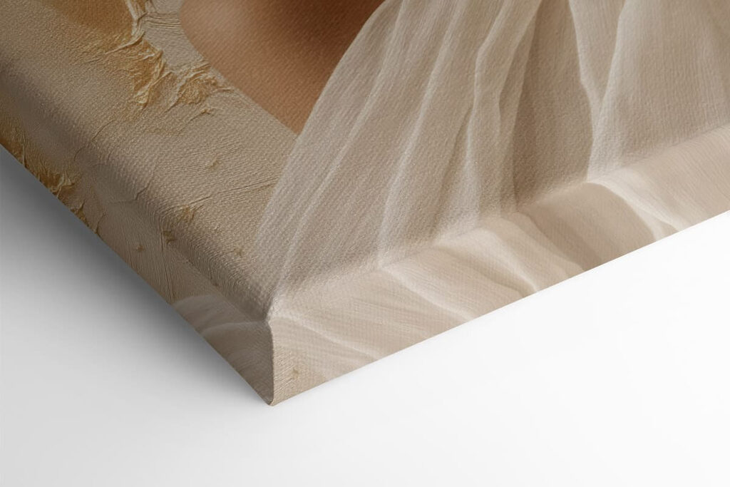Woman with a white cloth covering her face Woman with a white cloth covering her face