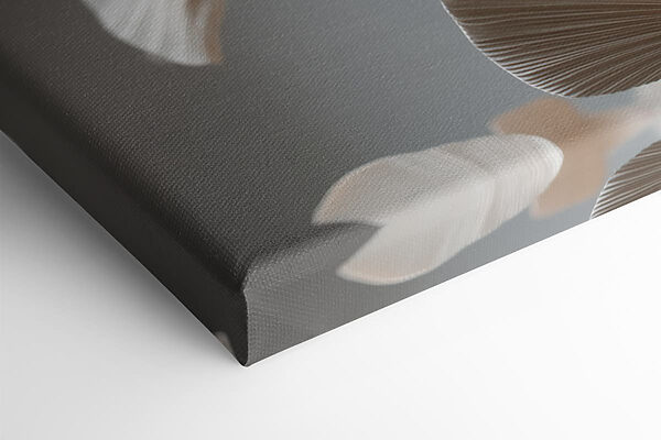 Delicate paper leaves in soft hues