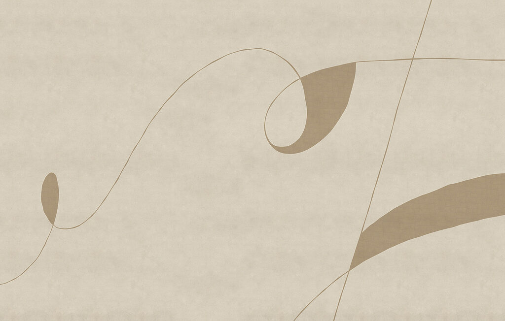 Organic shapes in soft tones