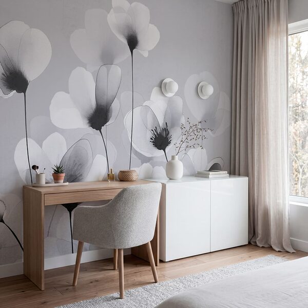 Bouquet de fleurs blanches
