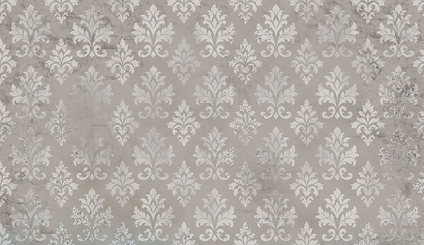 Wallpaper with white fleur-de-lis