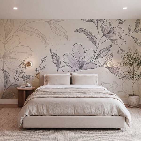 Dessin de fleurs et de feuilles Dessin de fleurs et de feuilles