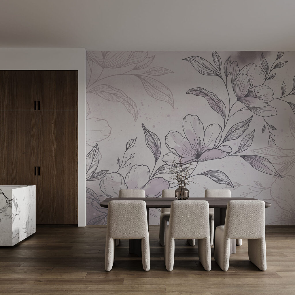 Dessin de fleurs et de feuilles Dessin de fleurs et de feuilles
