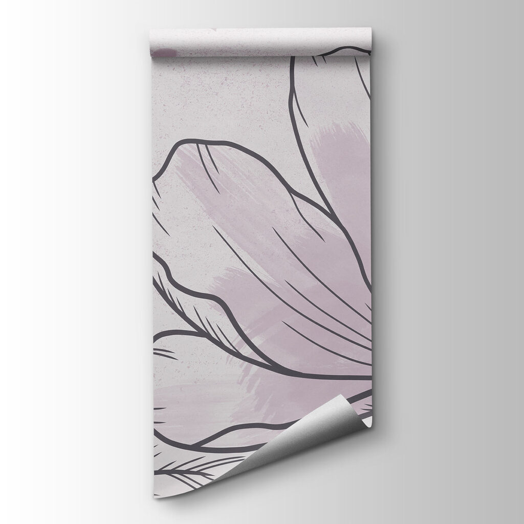 Drawing of flowers and leaves Drawing of flowers and leaves