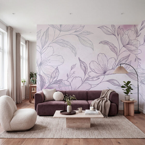 Des fleurs délicates sur un fond doux Des fleurs délicates sur un fond doux