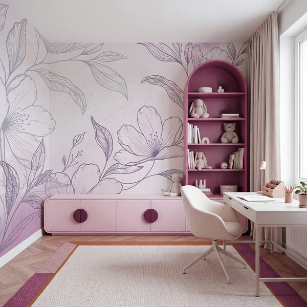 Des fleurs délicates sur un fond doux Des fleurs délicates sur un fond doux