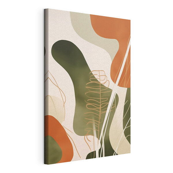 Formes abstraites dans des tons ocres Tableaux Formes abstraites dans des tons ocres