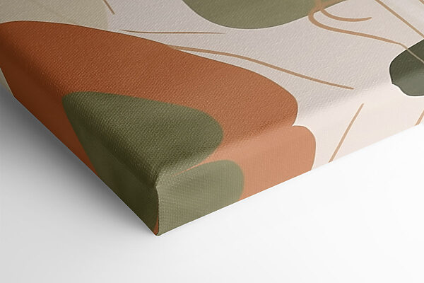 Abstract shapes in earthy tones Abstract shapes in earthy tones